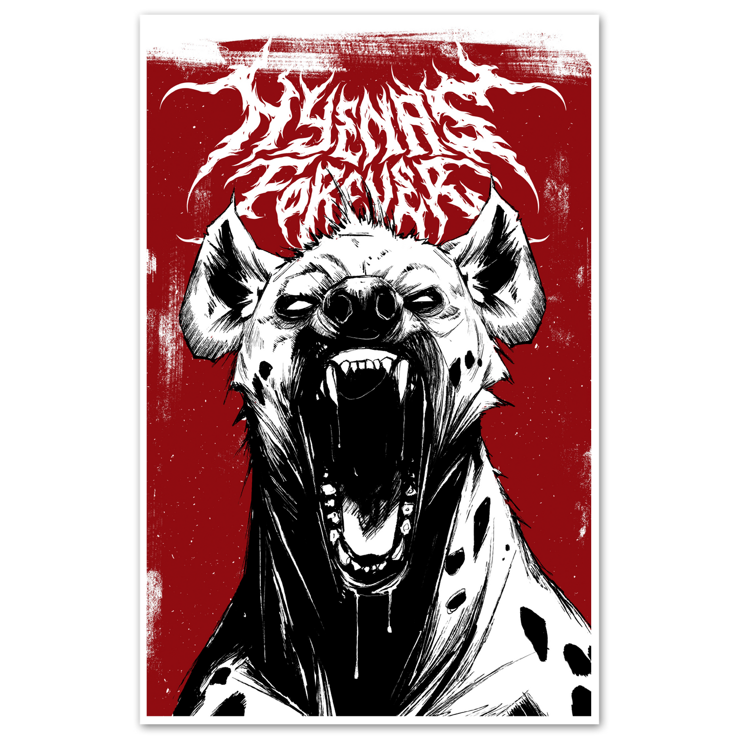 any means necessary shawn coss hyenas forever 11x17 poster print