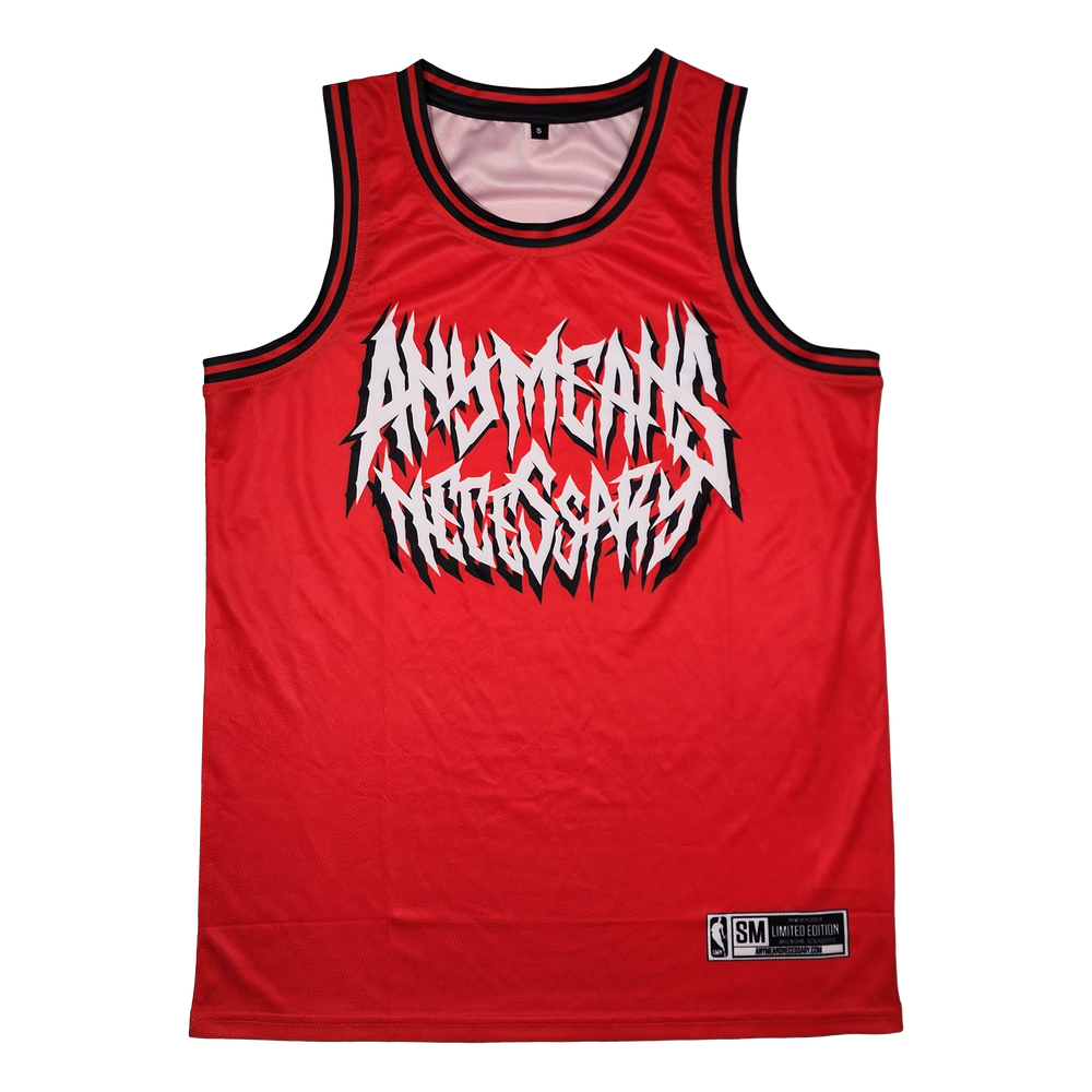 
                  
                    any means necessary shawn coss thrasher basketball jersey front
                  
                