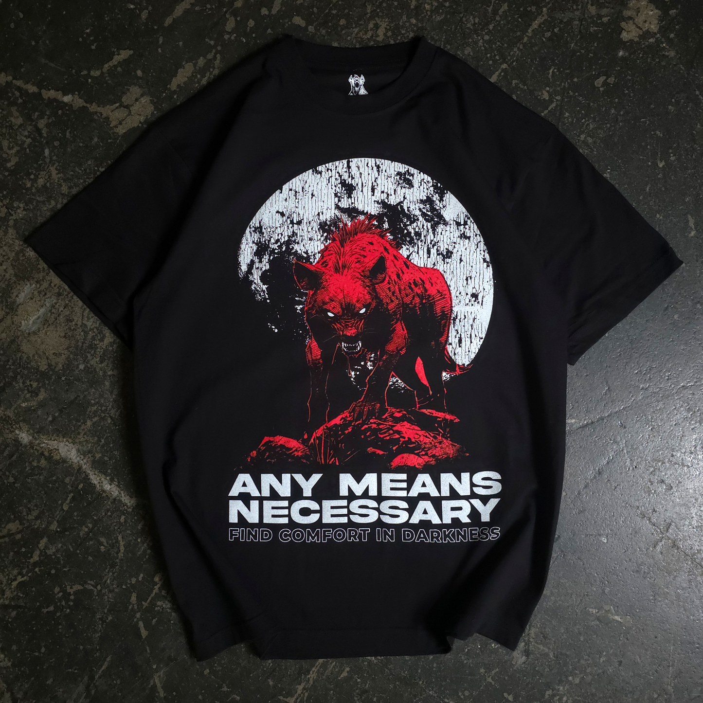 any means necessary shawn coss let us prey t shirt black front