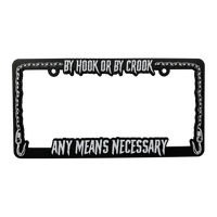 By Hook License Plate Holder