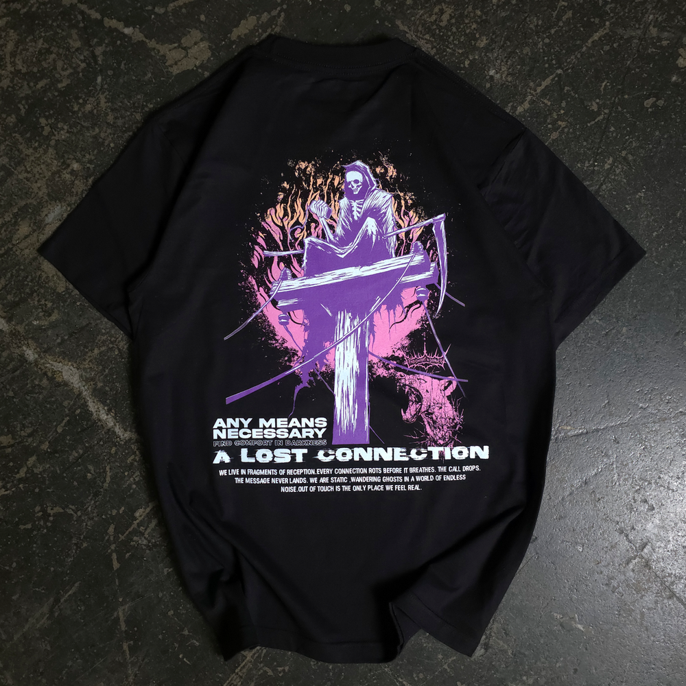 Lost Connection T-Shirt – Any Means Necessary Clothing