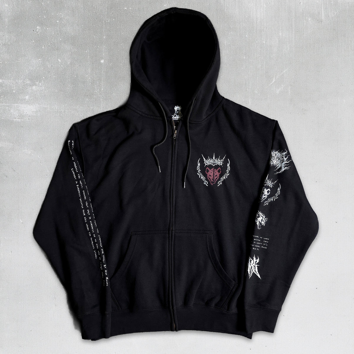 Mantra Zip Up Hoodie