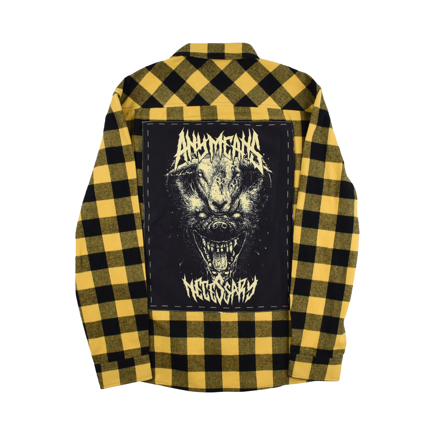 any means necessary shawn coss more of us flannel yellow back