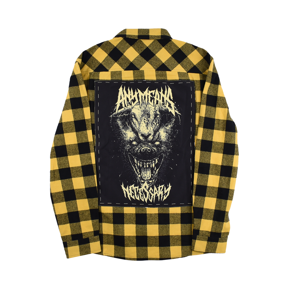 any means necessary shawn coss more of us flannel yellow back