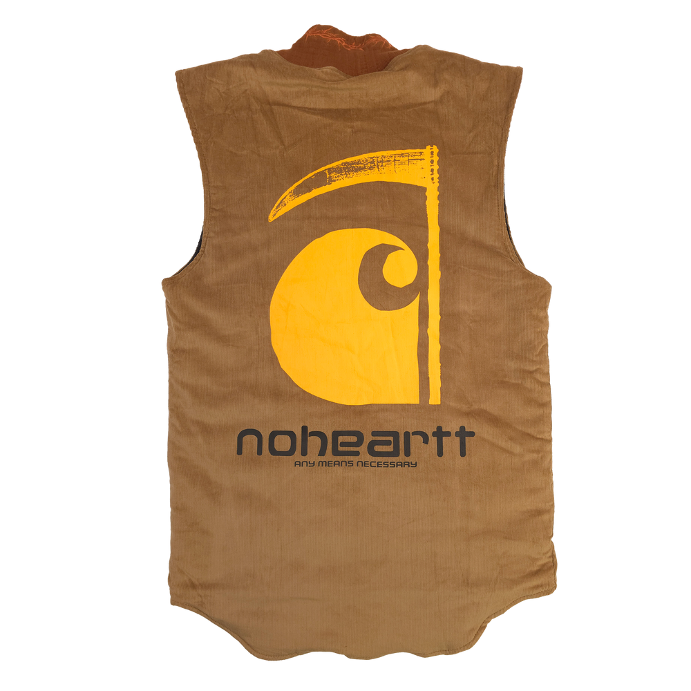 
                      
                        any means necessary shawn coss no heartt carhartt vest back
                      
                    