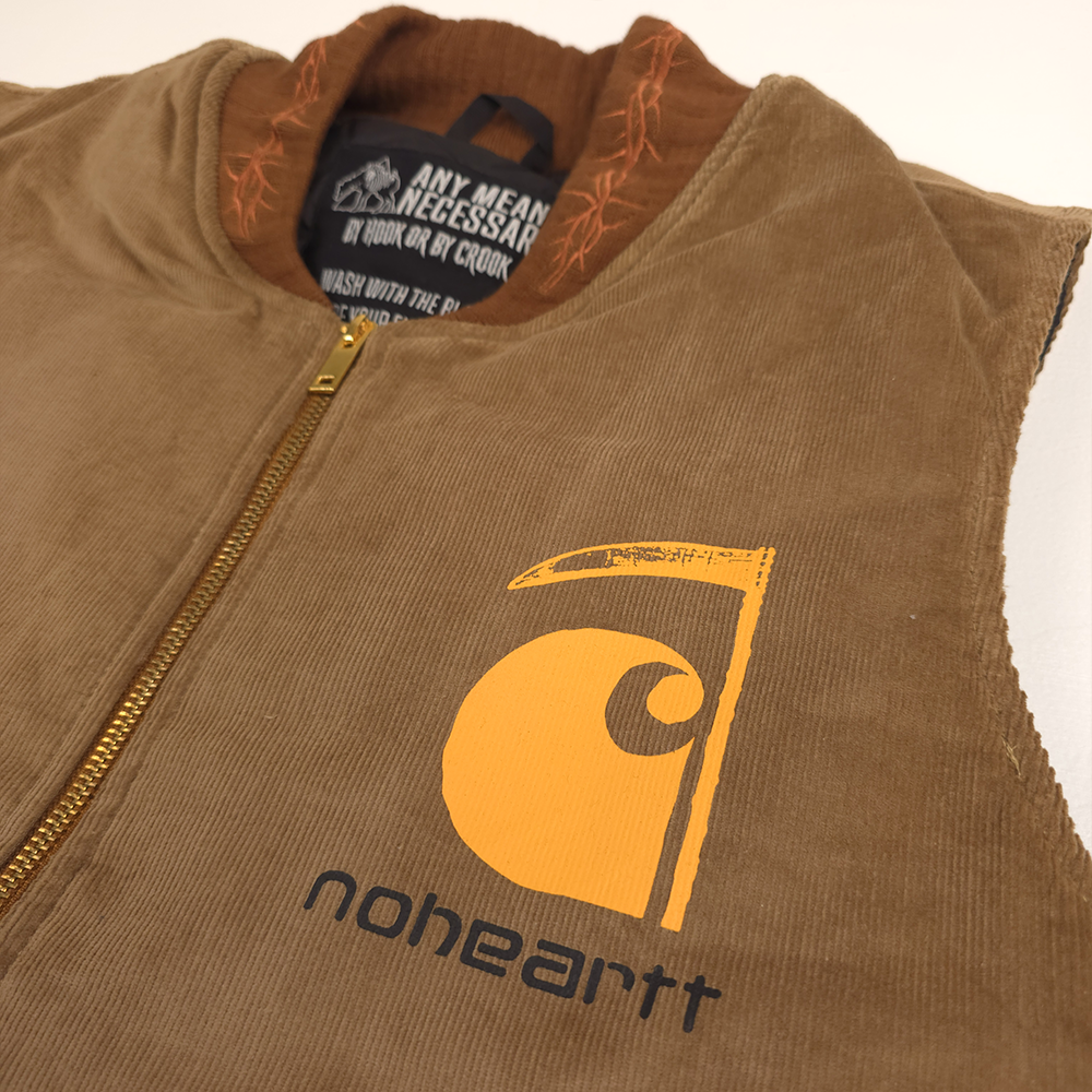 
                      
                        any means necessary shawn coss no heartt carhartt vest left chest
                      
                    