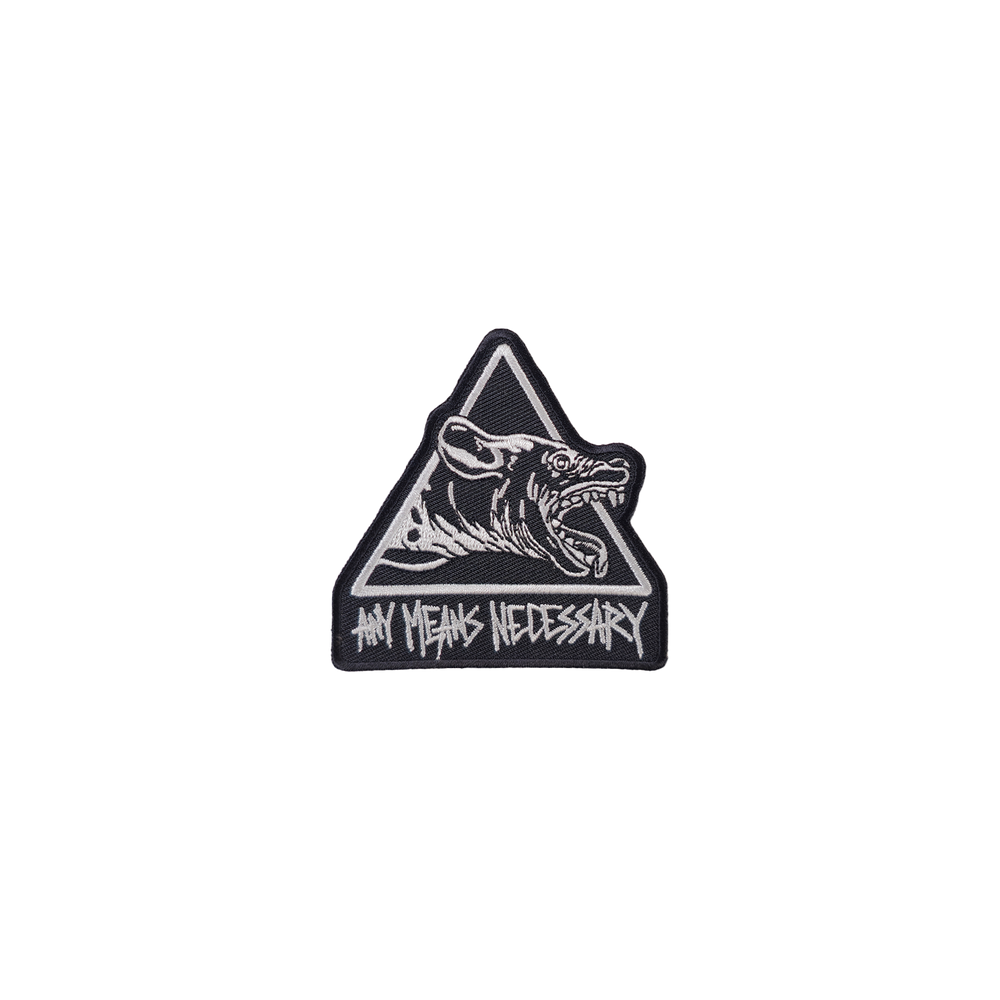 any means necessary shawn coss vicious hyena embroidered patch