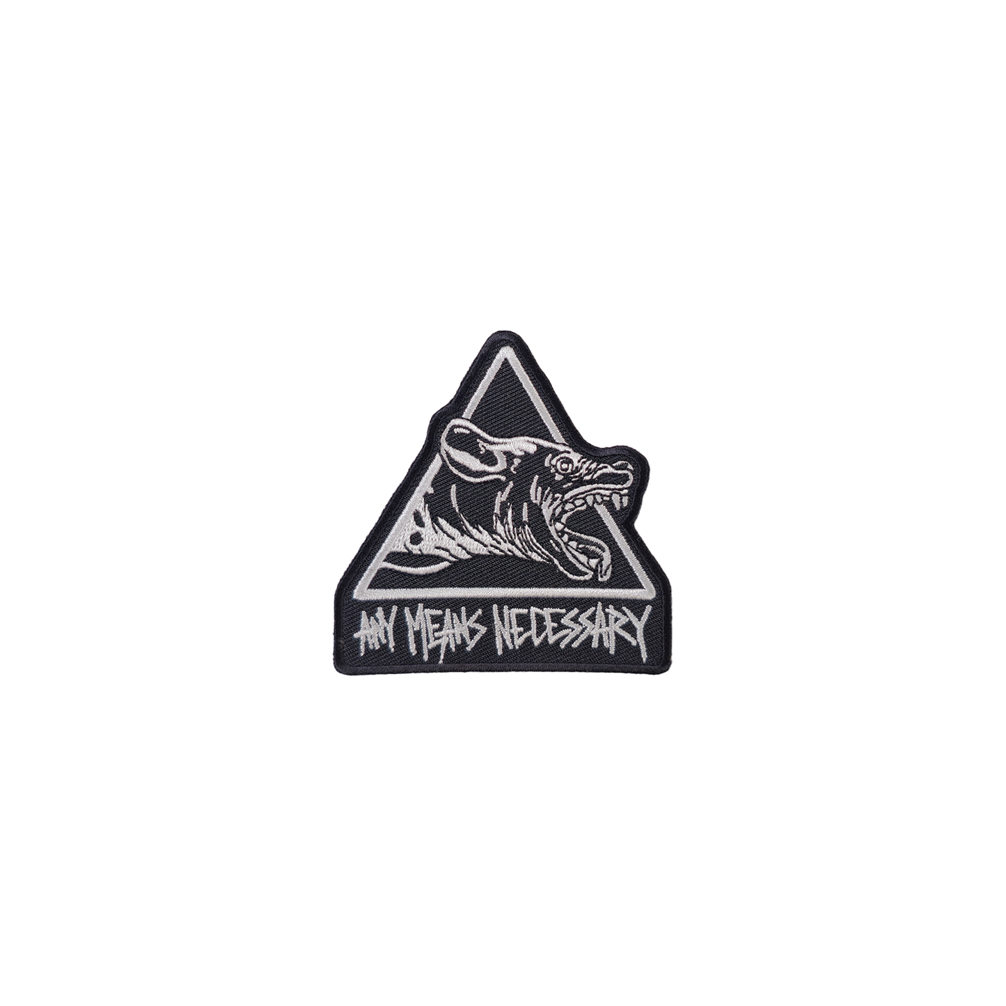 any means necessary shawn coss vicious hyena embroidered patch