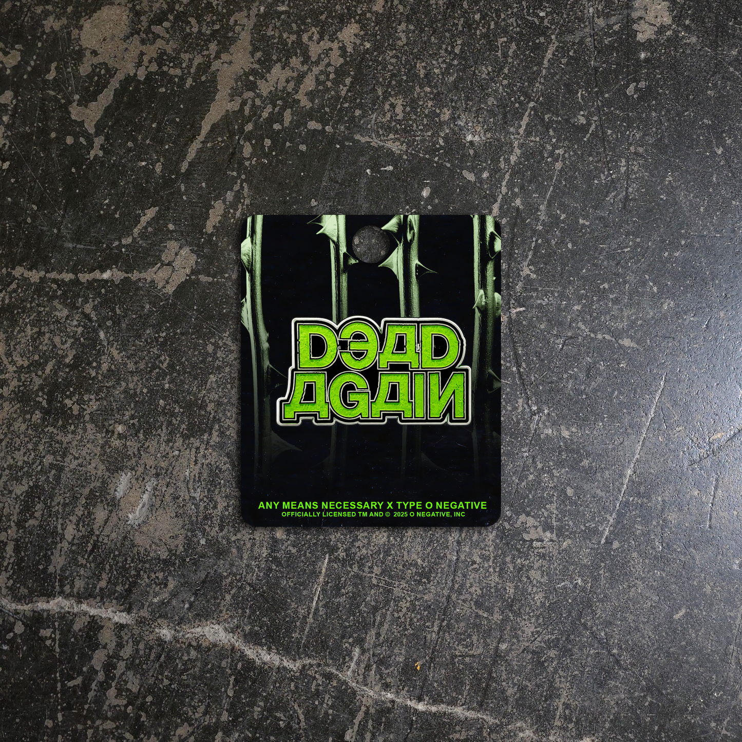 Type O Negative dead again enamel pin