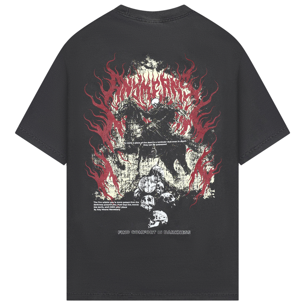 any means necessary shawn coss reclaimer t shirt shadow back