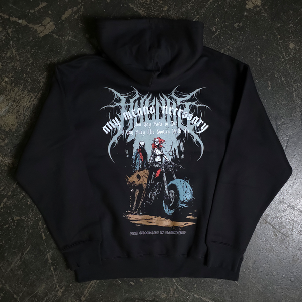 Ride or Die Zip Up Hoodie – Any Means Necessary Clothing