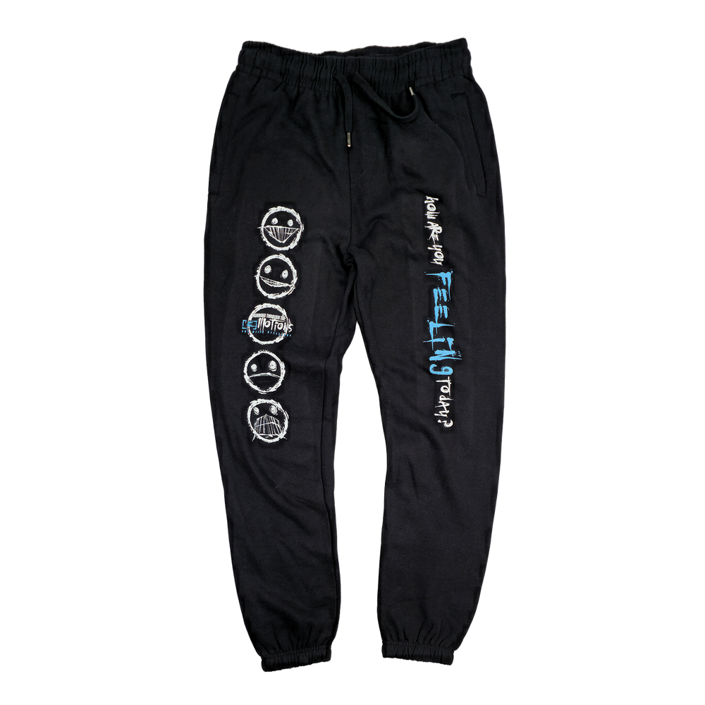 any means necessary shawn coss running emotions sweat pants joggers black front