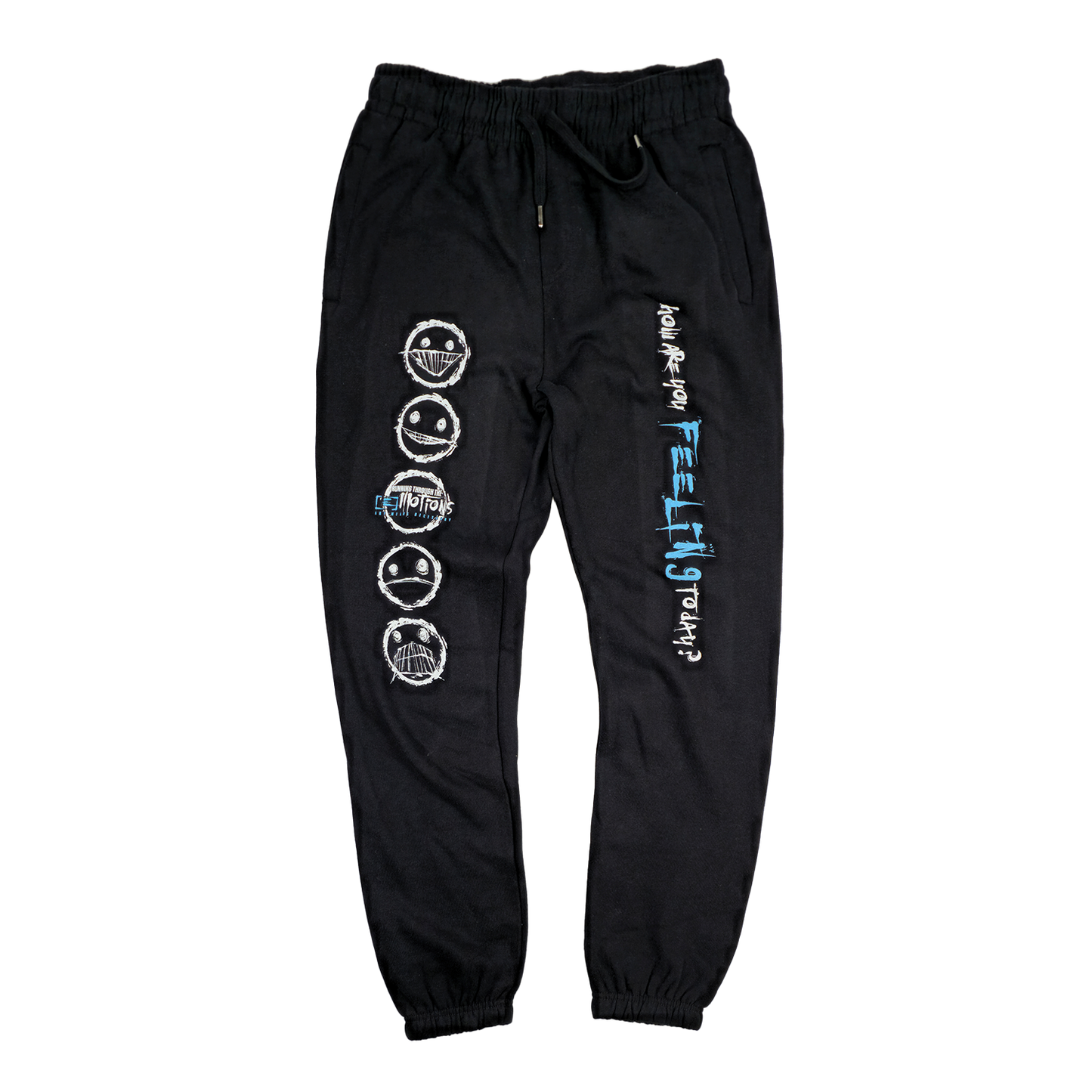 any means necessary shawn coss running emotions sweat pants joggers black front