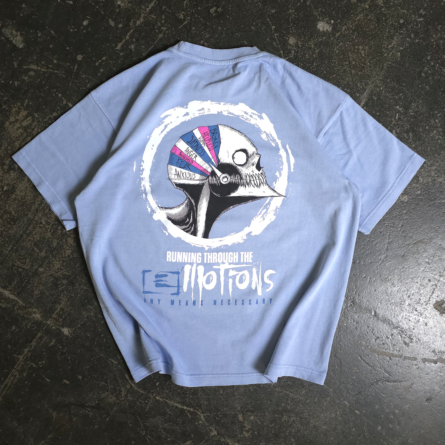 any means necessary shawn coss running emotions t shirt grape