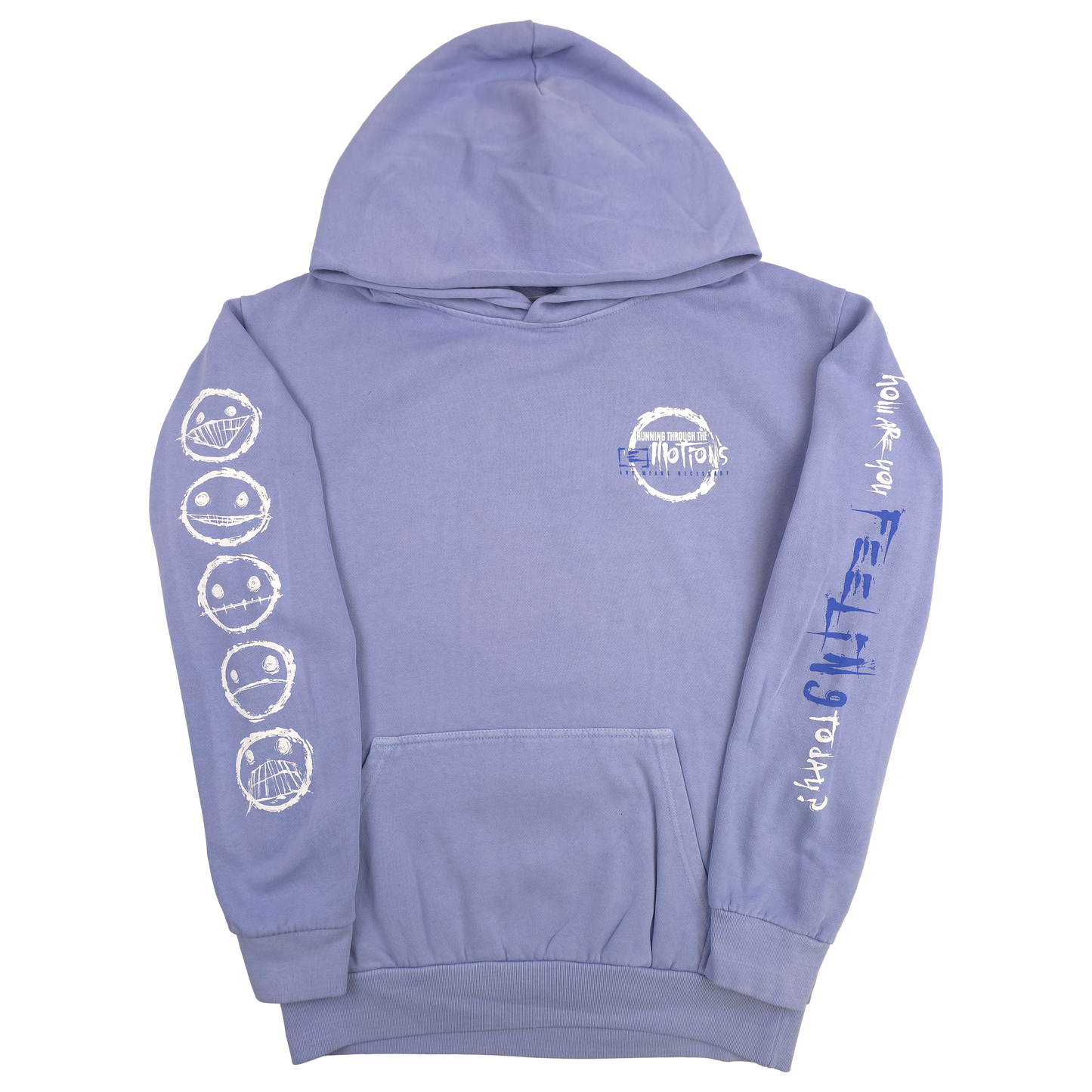 any means necessary shawn coss running emotions pullover hoodie grape front