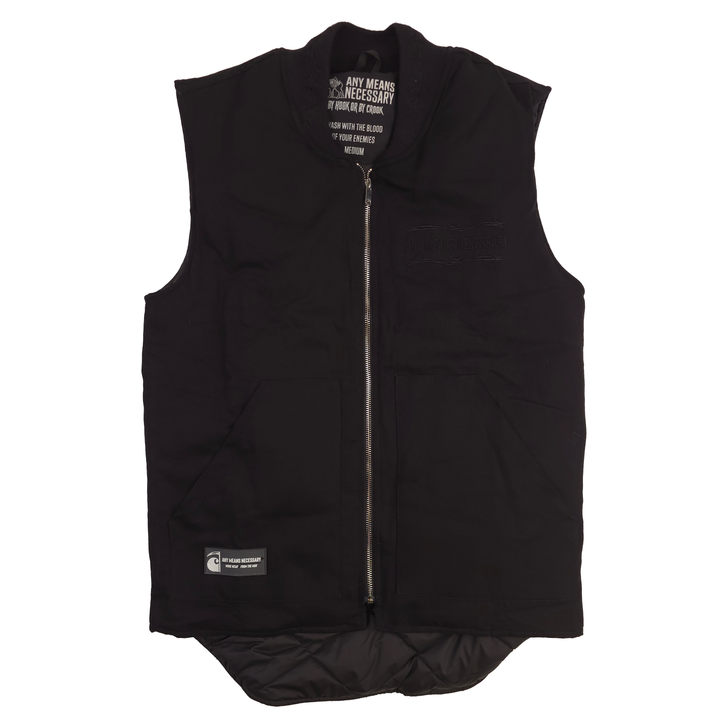 any means necessary shawn coss scorpion vest front