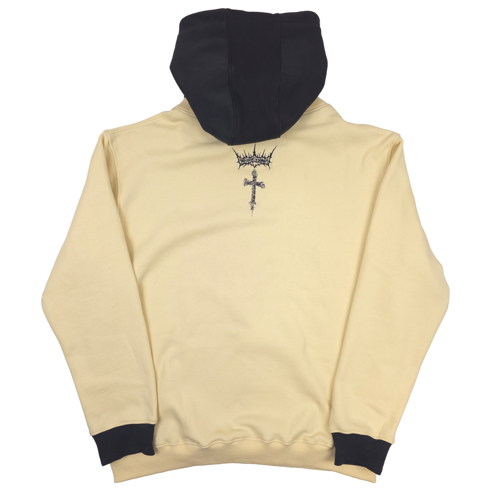 any means necessary shawn coss sigil pullover hoodie cream back