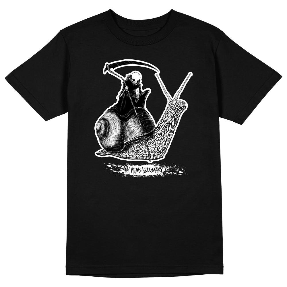 any means necessary shawn coss slow death t shirt black