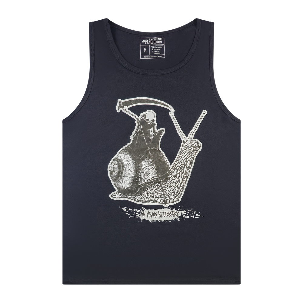 any means necessary shawn coss slow death tank top black