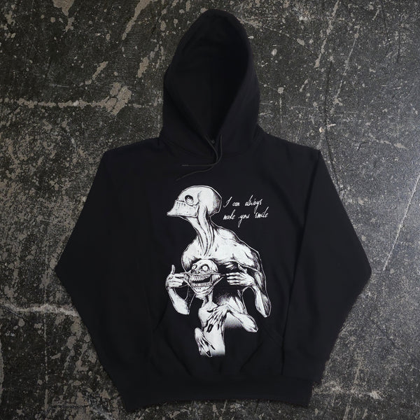 Always Smile Pullover Hoodie Black – Any Means Necessary Clothing