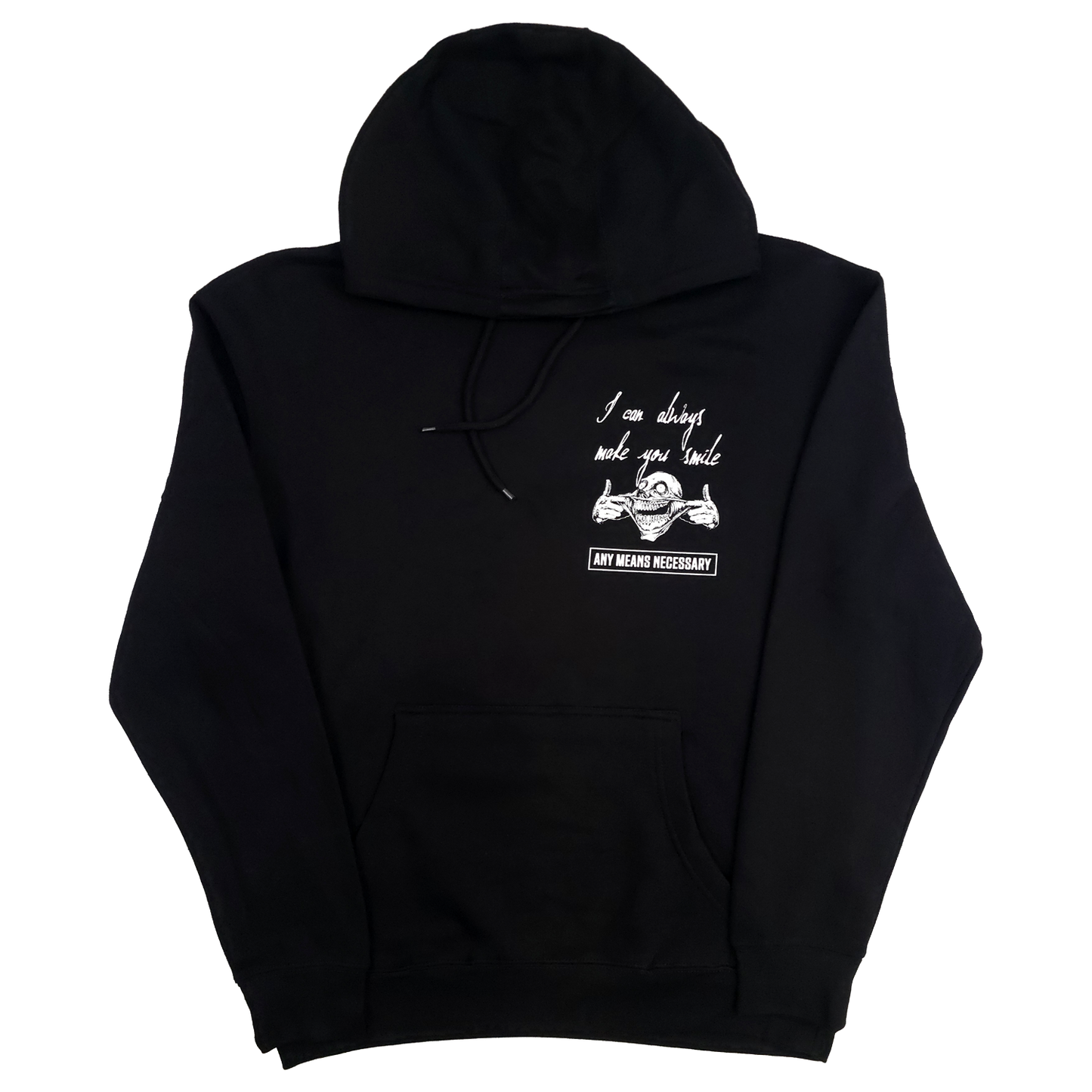 Always Smile Pullover Hoodie Black