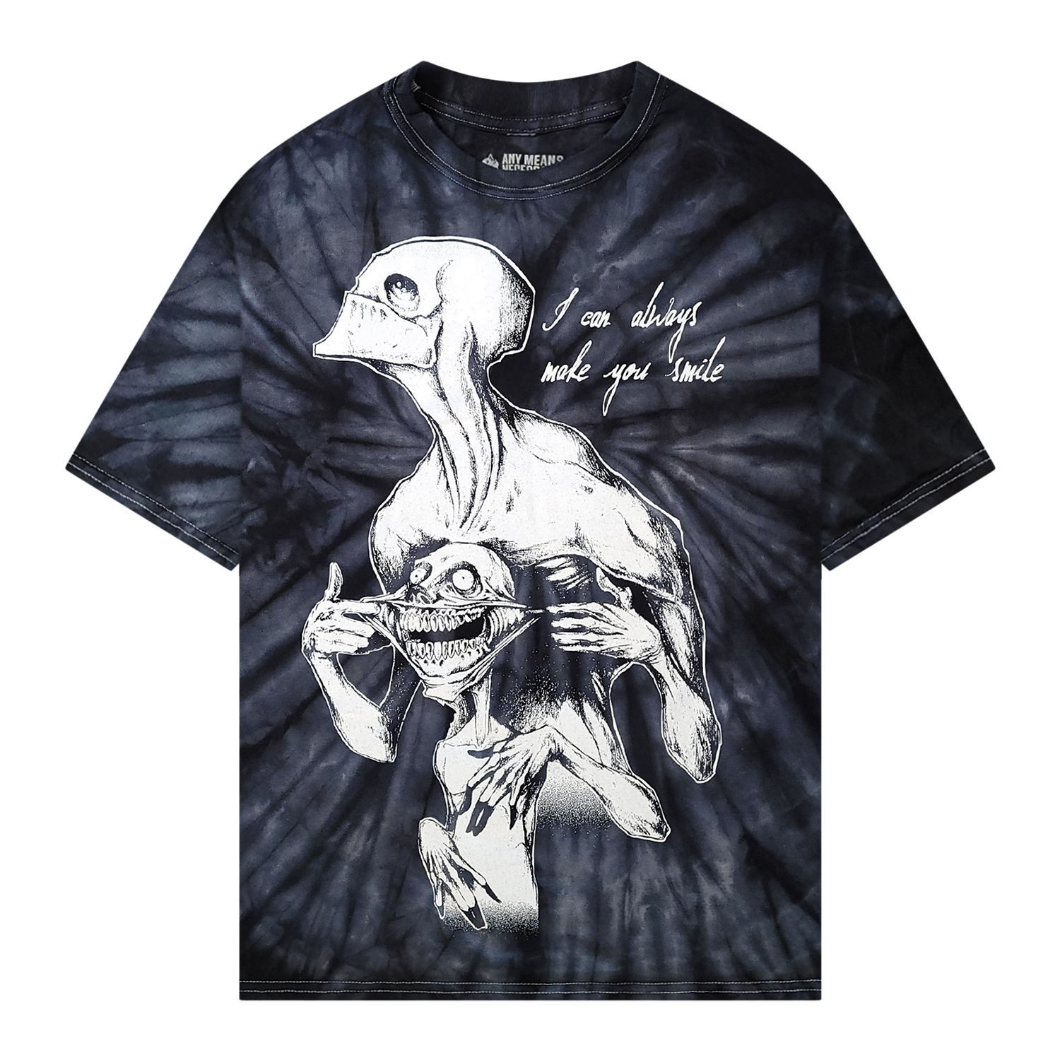 Always Smile T-Shirt Spider Black