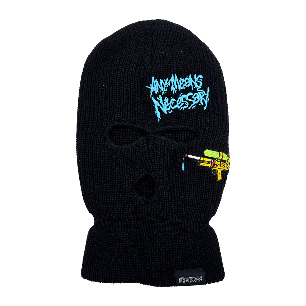 any means necessary shawn coss super soaker ski mask beanie black