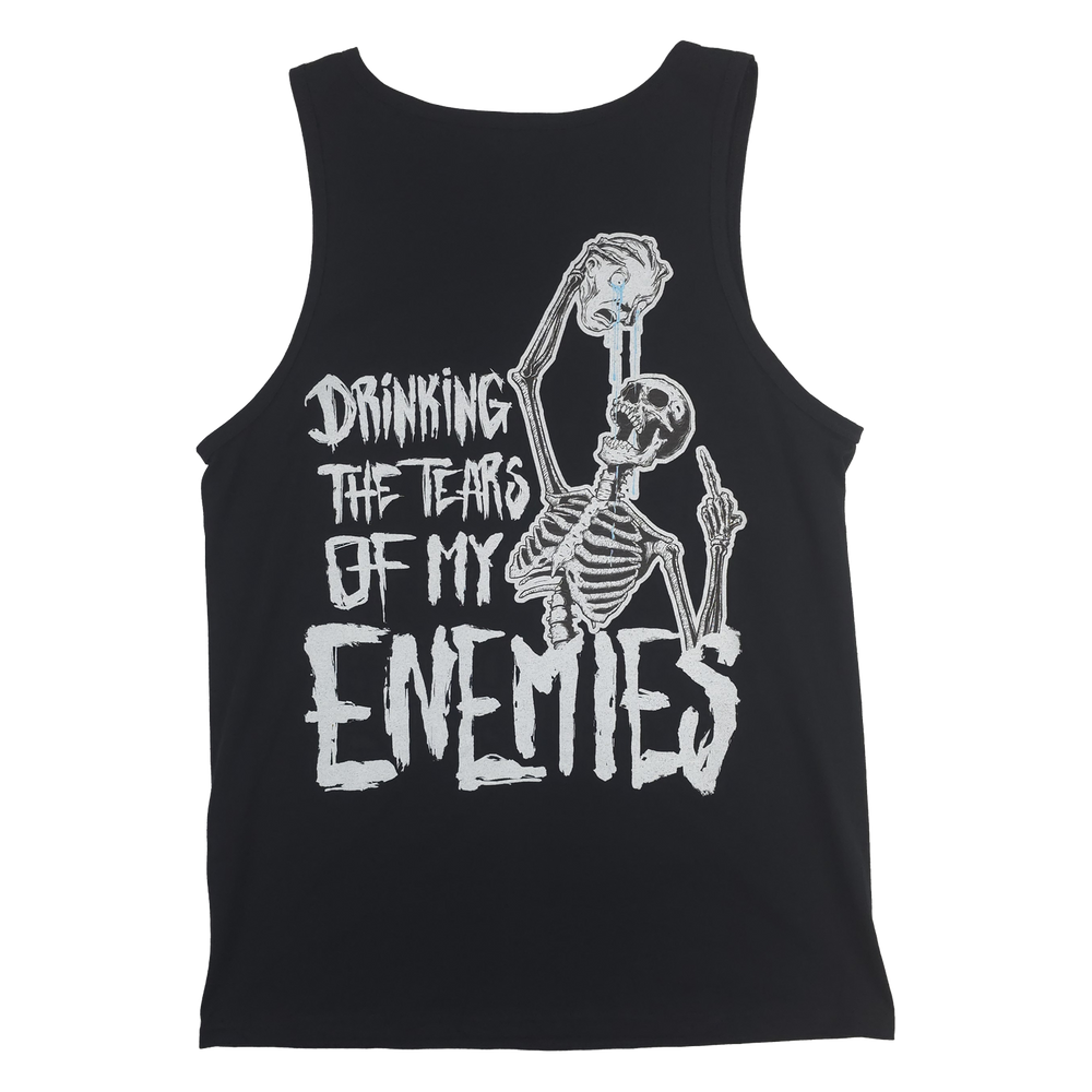 any means necessary shawn coss drinking the tears of my enemies tank top black back