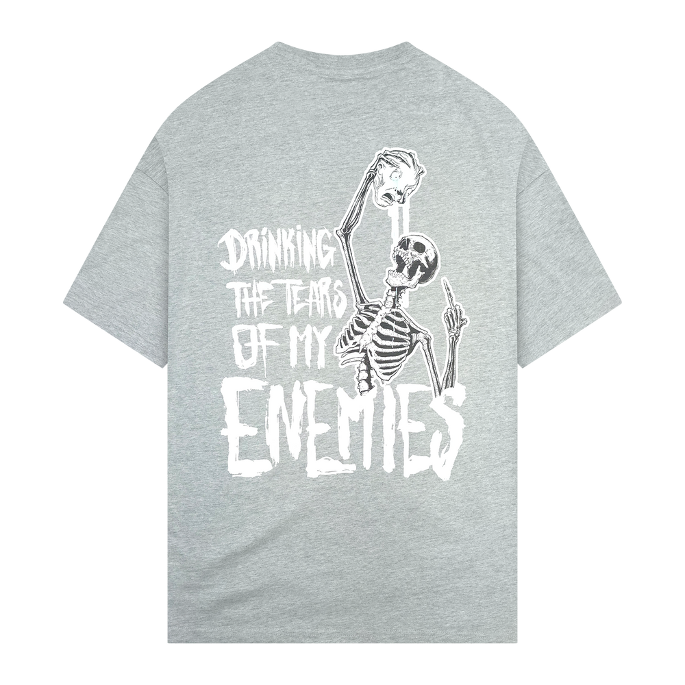 
                      
                        any means necessary shawn coss drinking the tears of my enemies  t shirt heather grey back
                      
                    