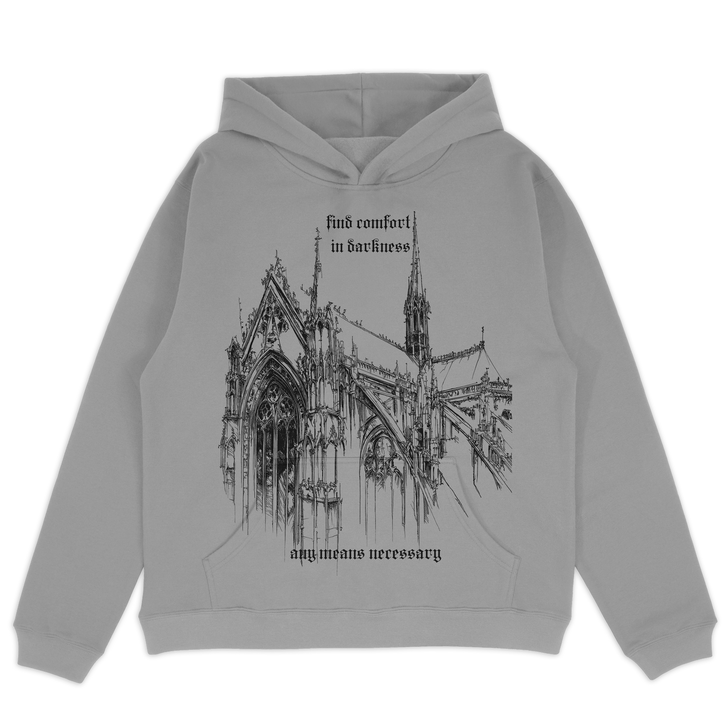 any means necessary shawn coss chapel pullover hoodie stone