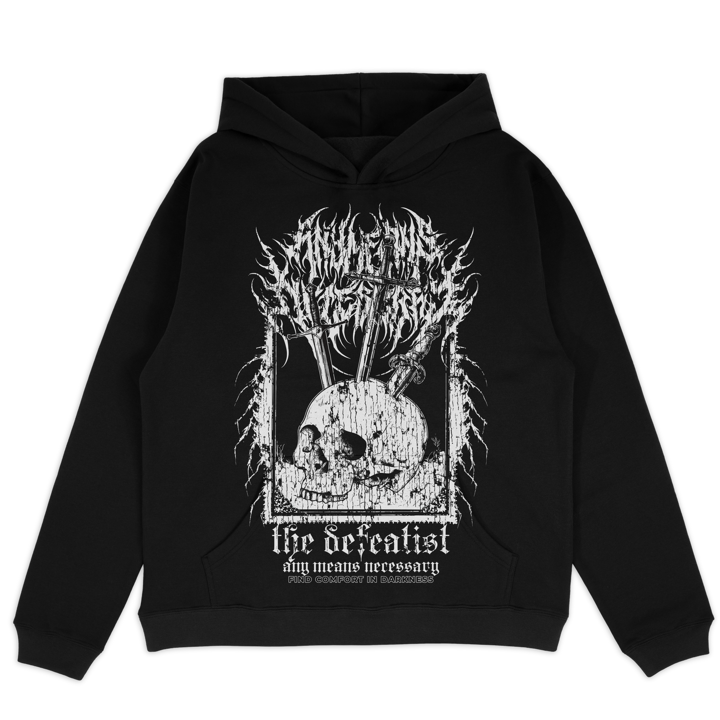 any means necessary shawn coss kris wilson cyanide and happiness the defeatist pullover hoodie black