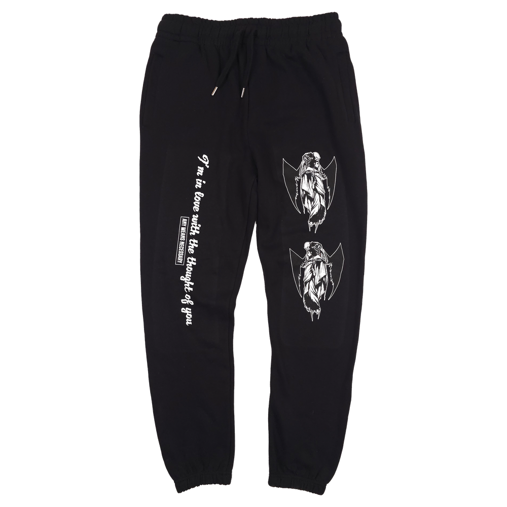 
                      
                        any means necessary shawn coss thought of you sweatpants black
                      
                    