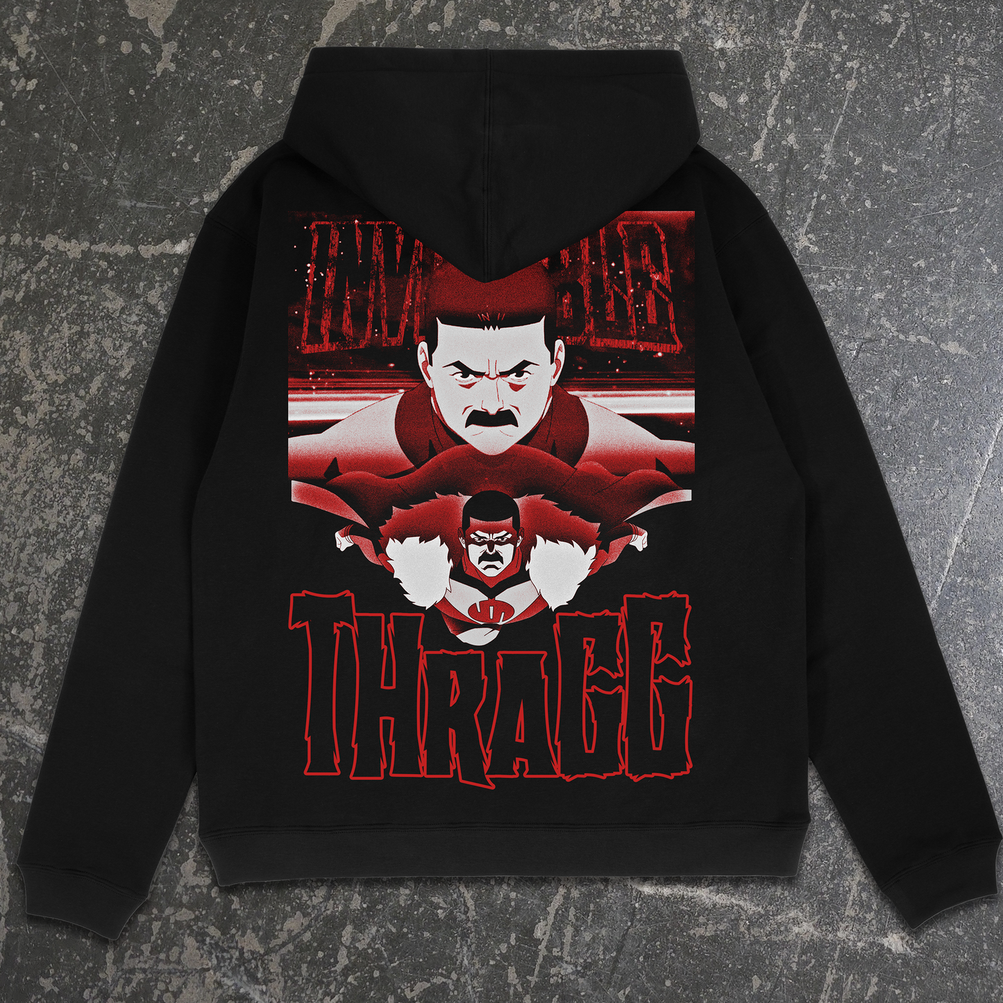 Thragg Skull Pullover Hoodie