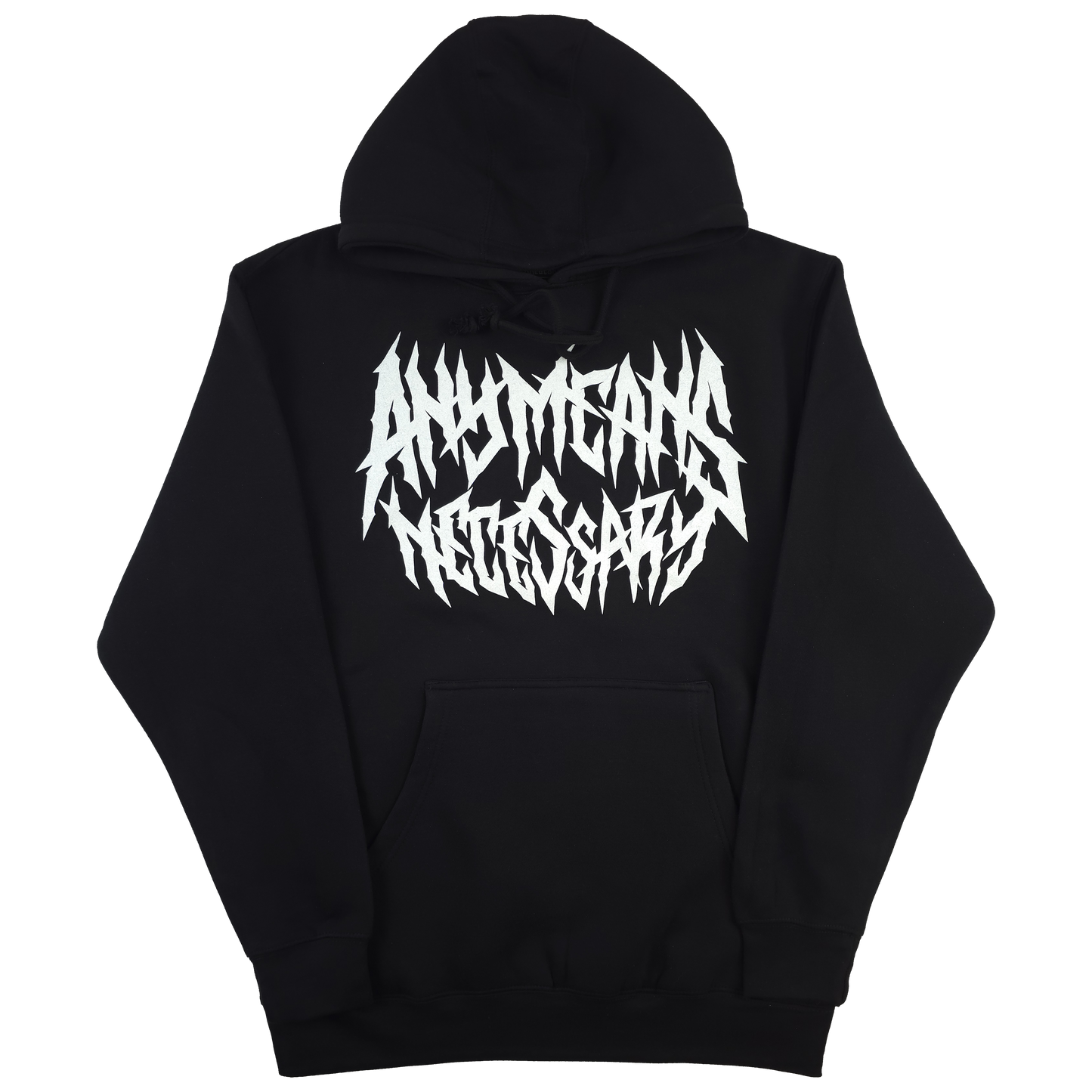 any means necessary shawn coss thrasher pullover hoodie black 