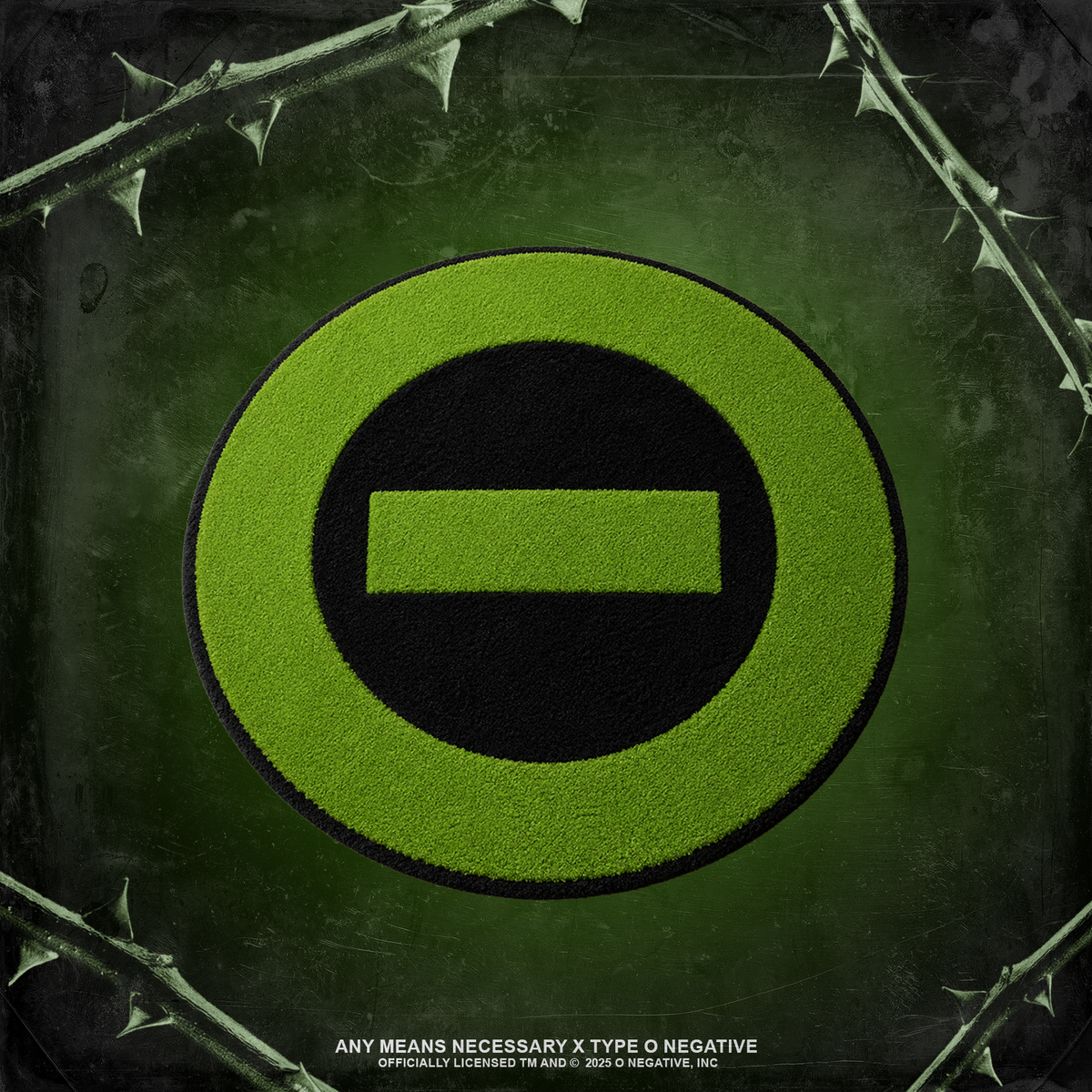 Type O Negative logo hand tuft rug officially licensed