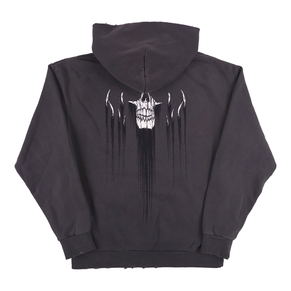 any means necessary shawn coss trauma pullover hoodie pigment black back