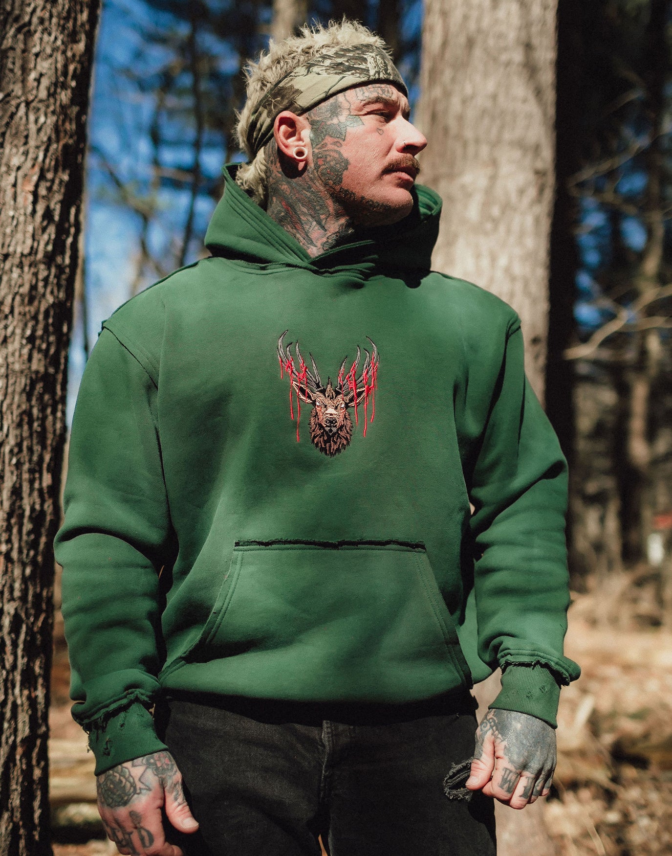 Trophy Pullover Hoodie Green