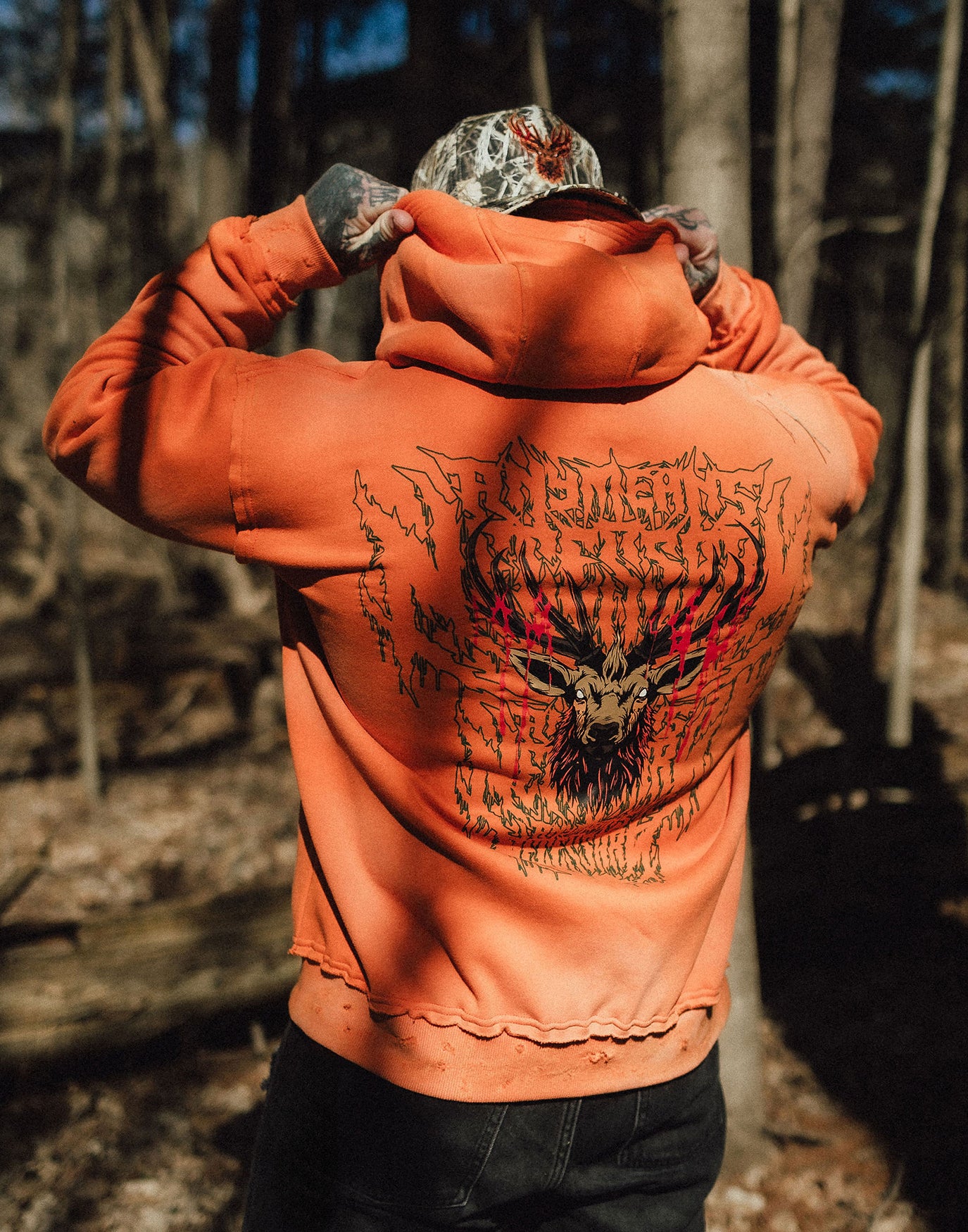 Trophy Pullover Hoodie Orange