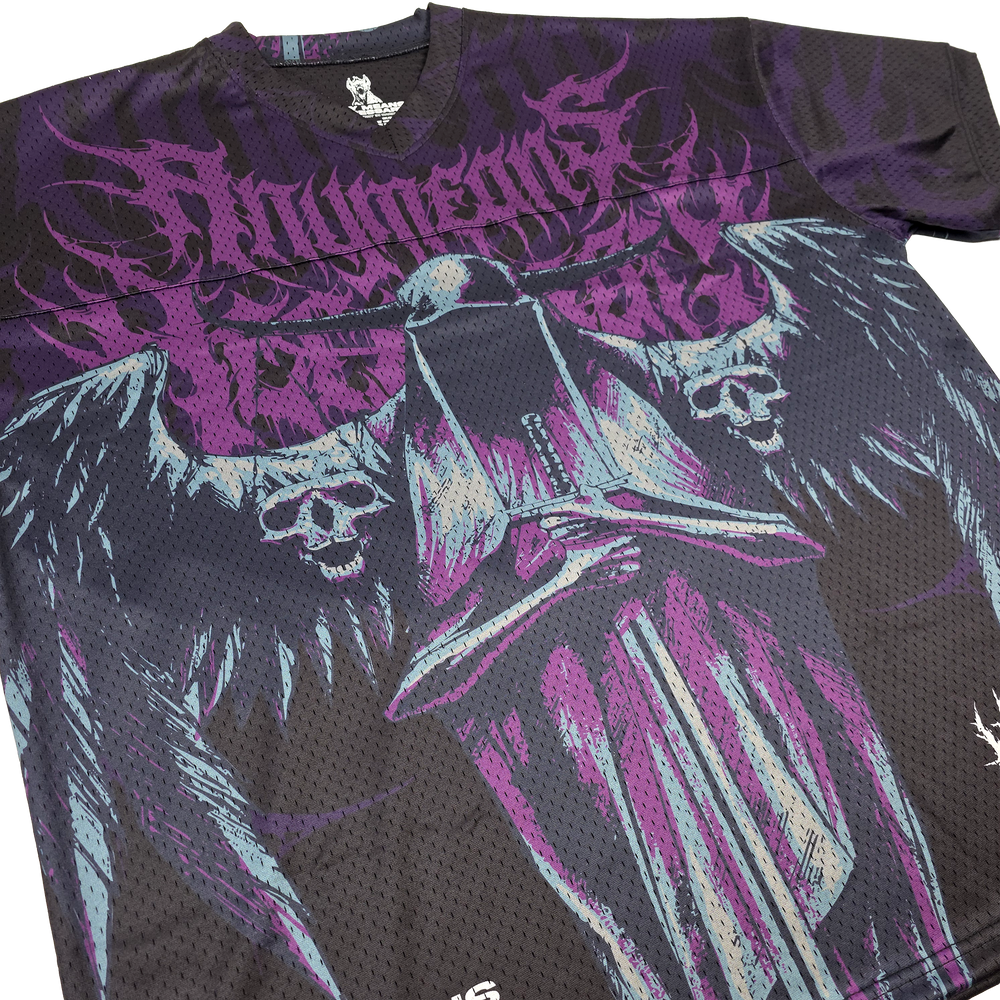 
                      
                        any means necessary shawn coss truth shall kill jersey up close front
                      
                    