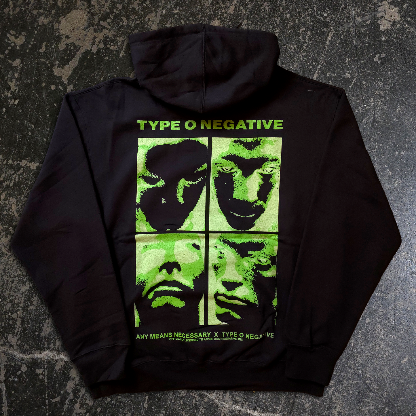 Type O Negative Faces of Peter Steele vintage design old band pullover hoodie black designs