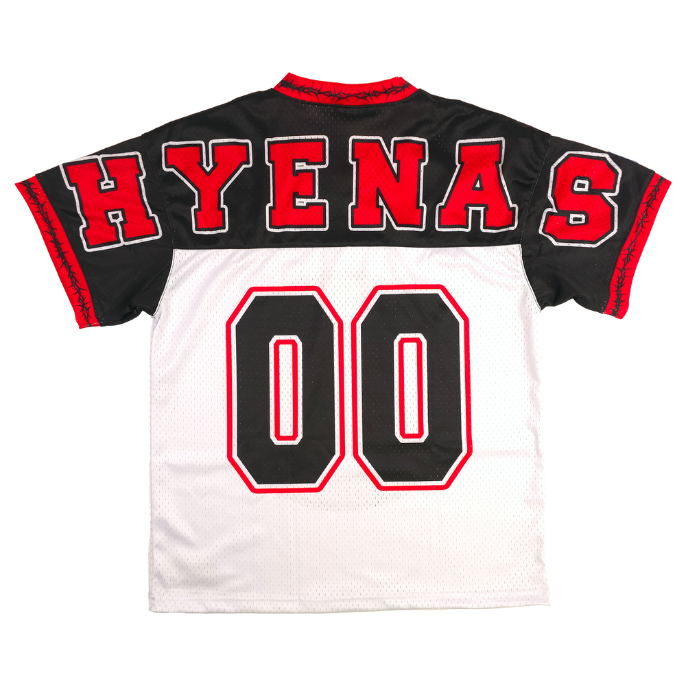 any means necessary shawn coss hyenas football jersey back