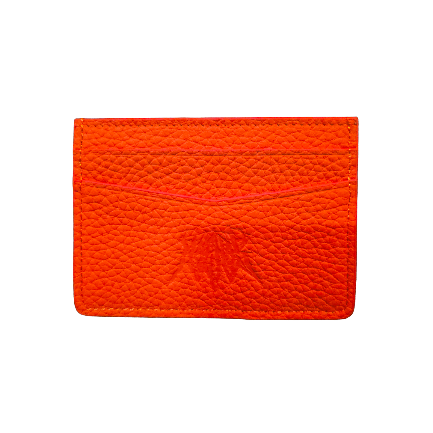 any means necessary poster shawn coss hyena wallet credit card holder orange back