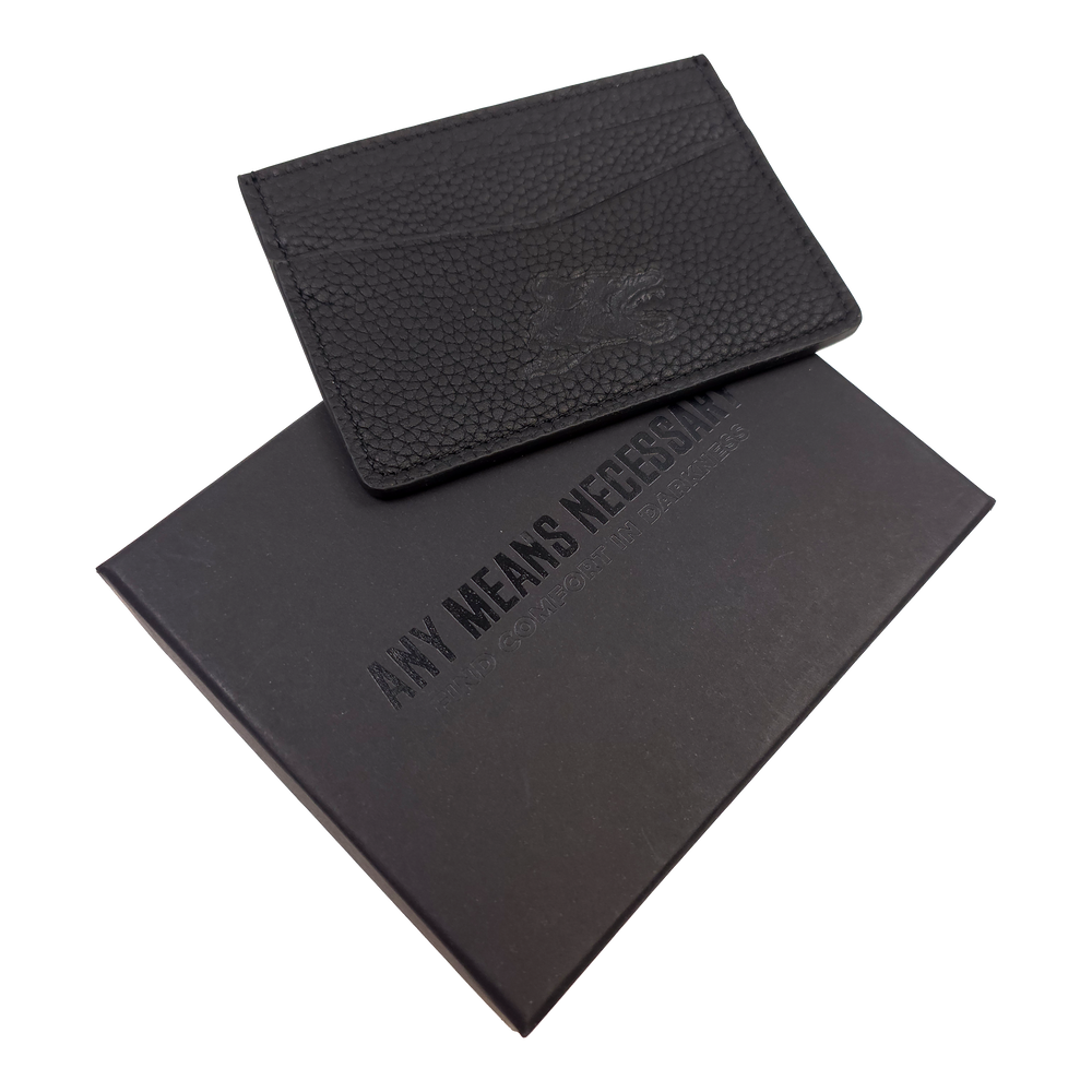 
                      
                        any means necessary poster shawn coss hyena wallet credit card holder black box
                      
                    