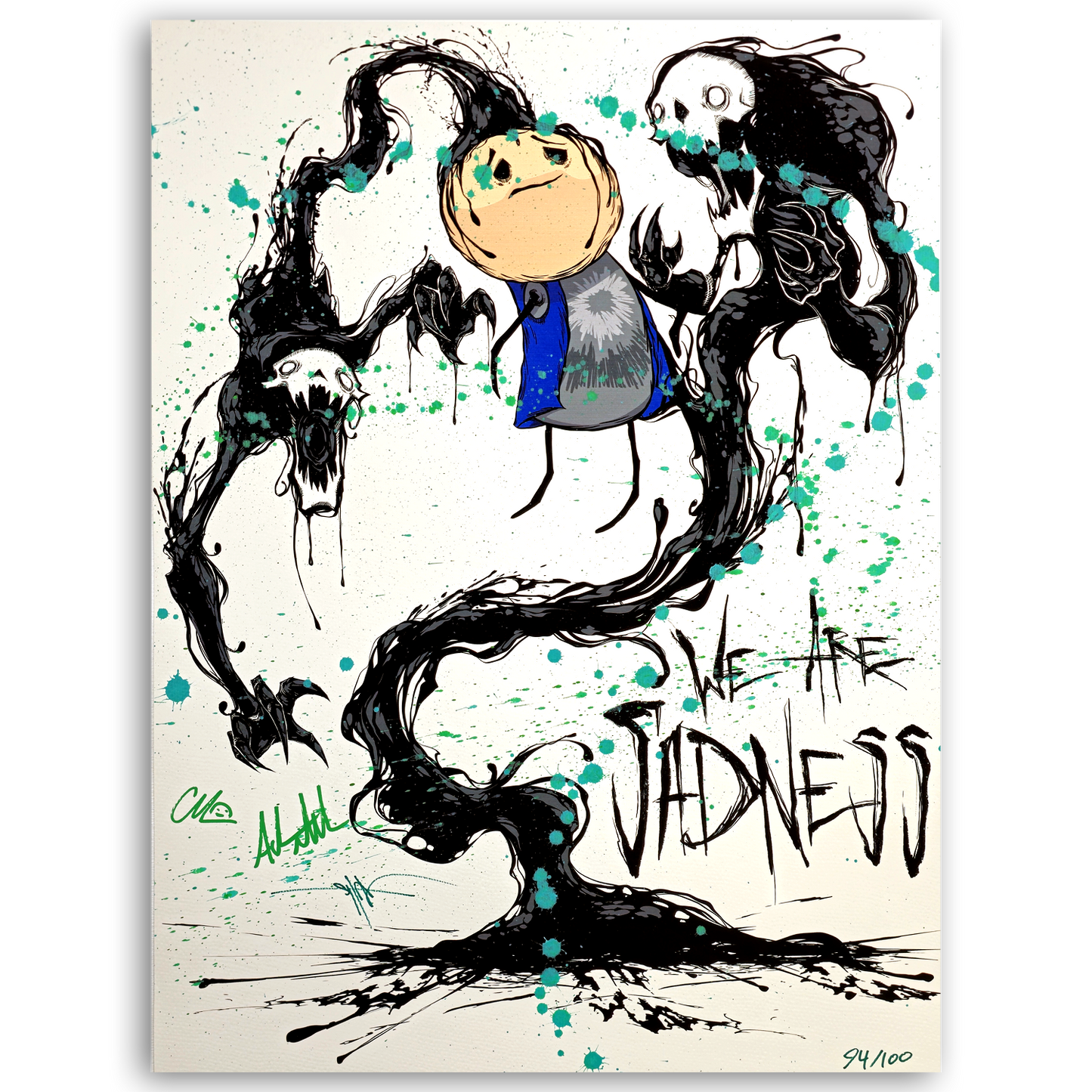 any means necessary shawn coss cyanide and happiness new york comic con nycc exclusive poster limited edition artist print