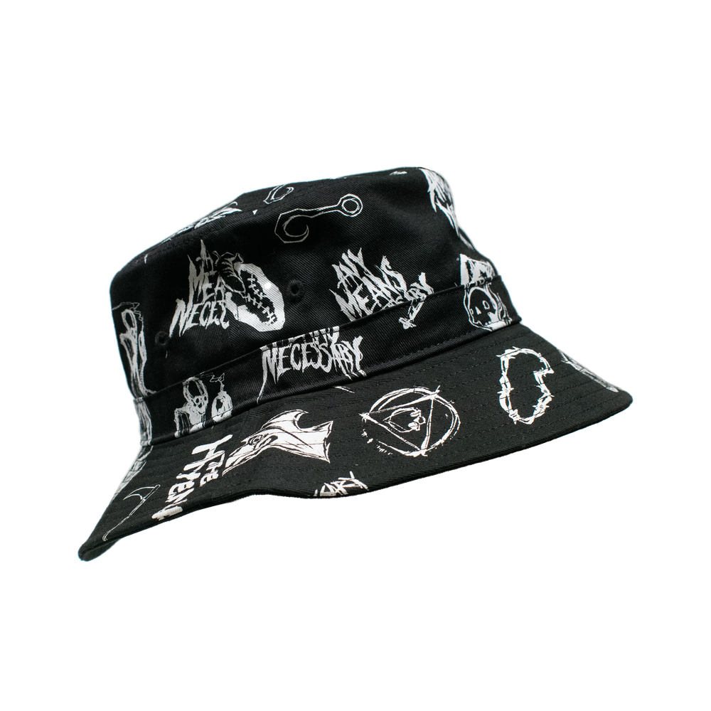 any means necessary shawn coss wingbats bucket hat black