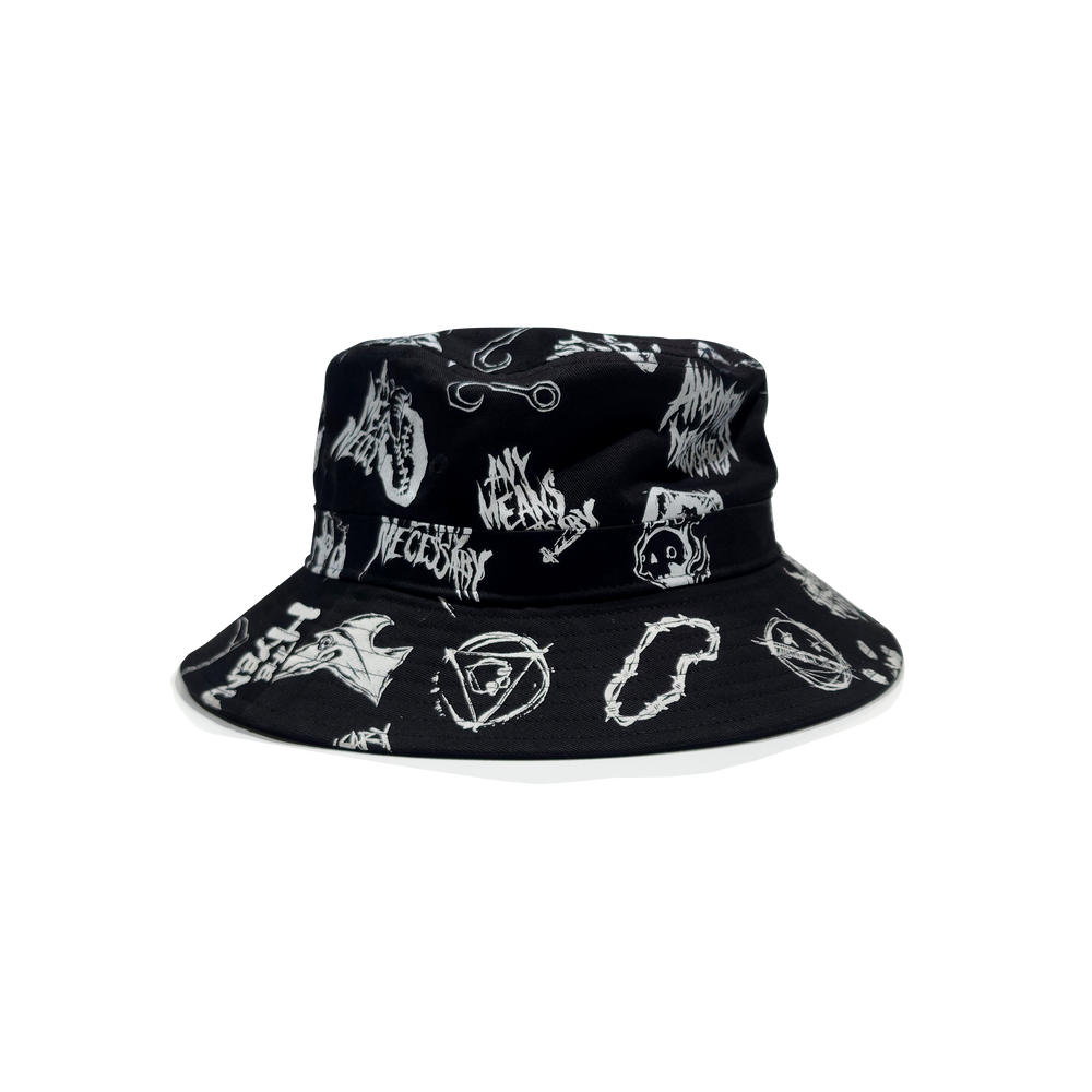 
                  
                    any means necessary shawn coss wingbats bucket hat black front
                  
                