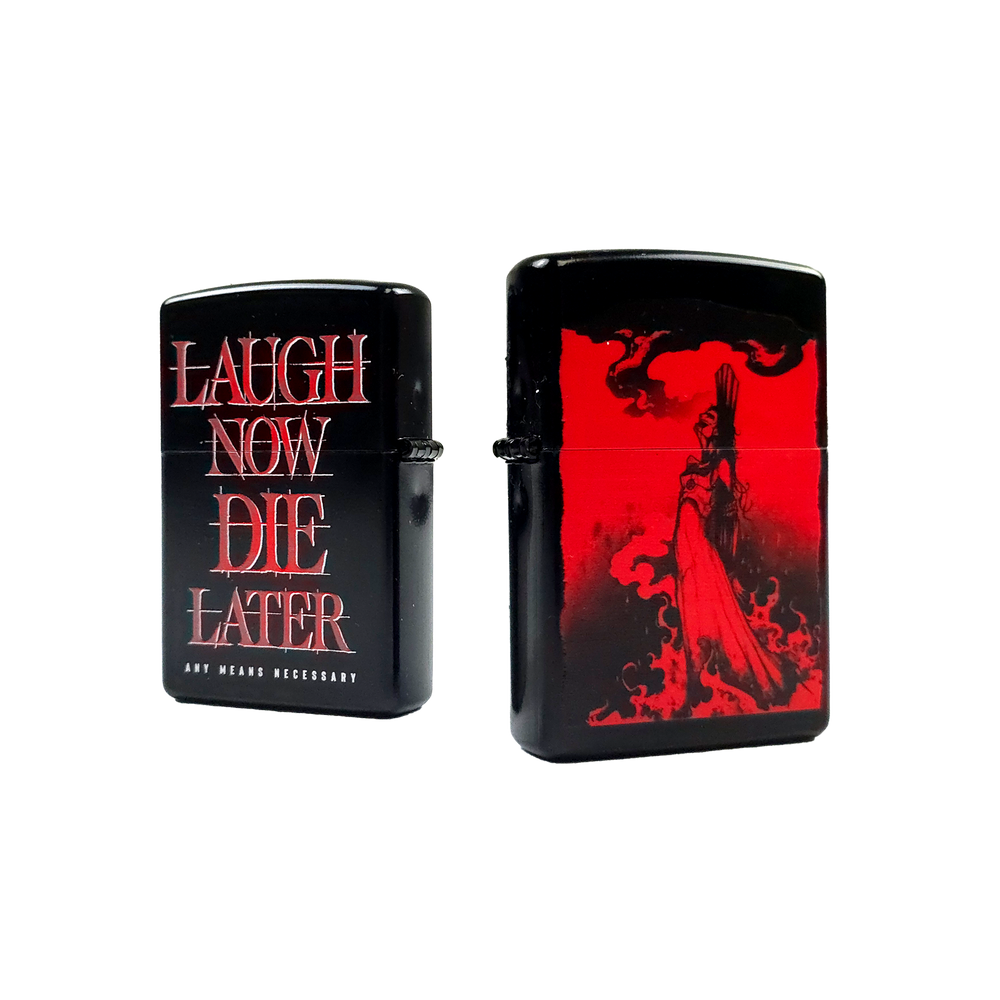 
                      
                        any means necessary shawn coss witches laugh now die later zippo style lighter
                      
                    