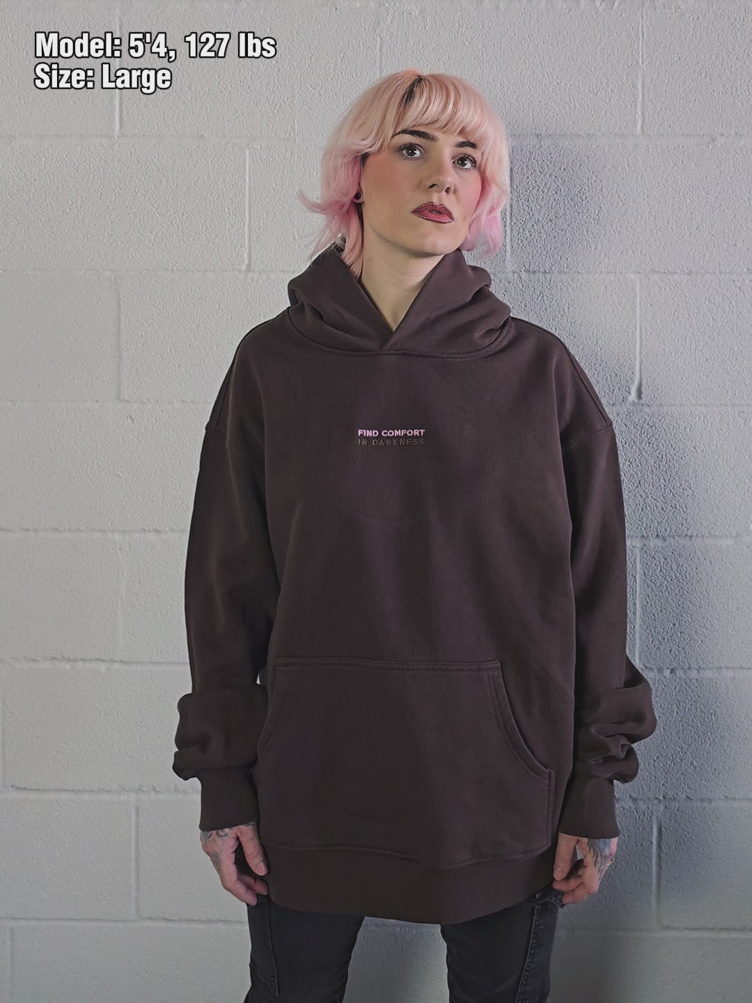 any means necessary shawn coss find comfort in darkness pullover hoodie brown mocha video