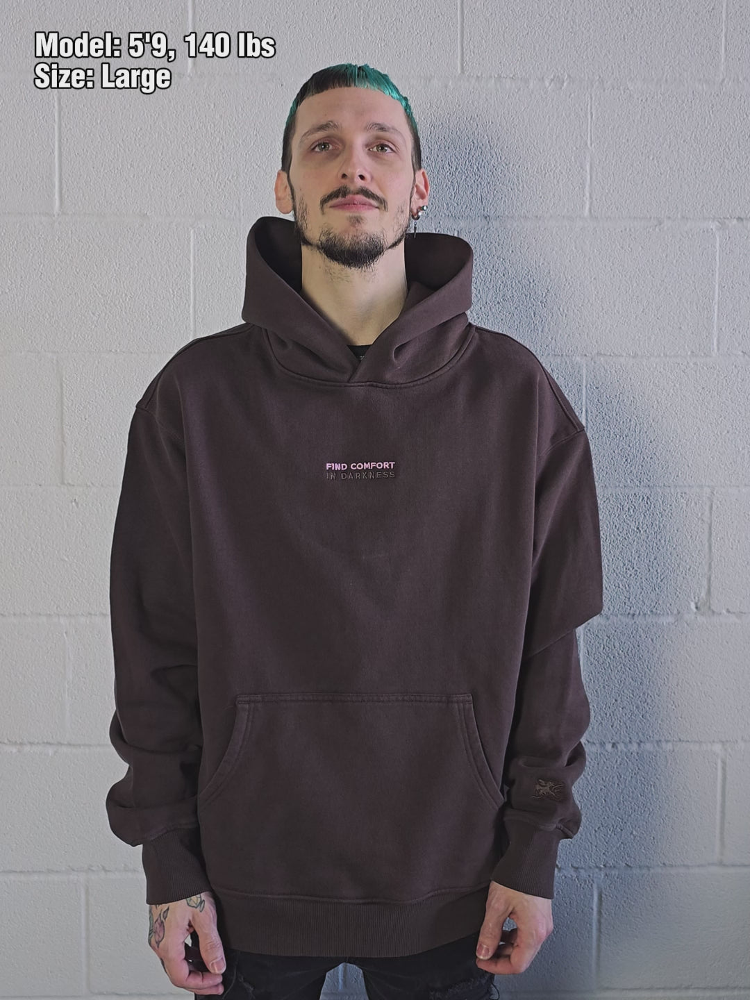 any means necessary shawn coss find comfort in darkness pullover hoodie brown mocha video