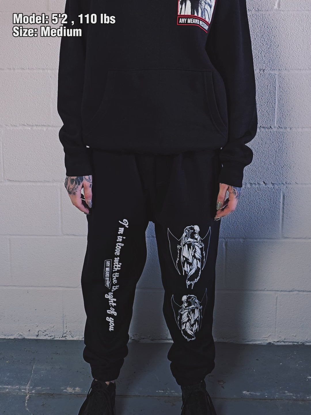 any means necessary shawn coss thought of you sweatpants black video